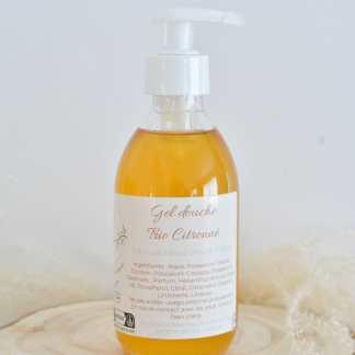 Gel douche à l’huile d’olive Trio citronné – Odeur Intense Citronnée