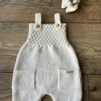 Barboteuse mixte en laine mérinos – tricotée main – Marcello