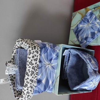 Coffret de soins femme “floral bleu”
